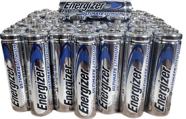 50 Energizer Ultimate Lithium AA Batteries