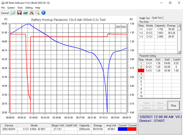 48v 6.4ah 307.84wh Lithium Ion 13s4p 52x 18650 Cells