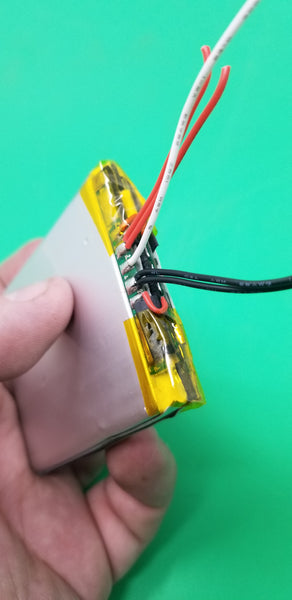 15 PACK - 3.7V 4.4ah 16.28WH W/ BMS WITH WIRES