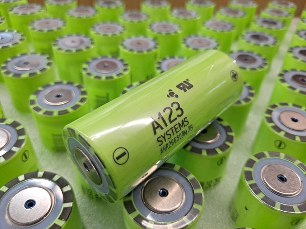 NEW Box of 100 A123 26650 ANR26650M1B cells