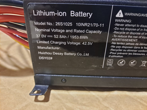 110 2170 M50LT 3.6v 5000mah 36v 1.98kWh