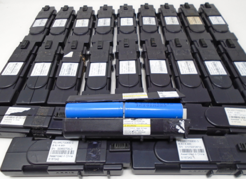 4 18650 2200MAH CELLS IN MODEM BATTERIES