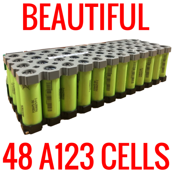 * discharged * A123 36V MODULE with 48 26650 ANR26650M1-B LIFEPO4