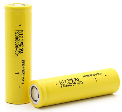 100 A123 18650 APR18650M1A 1100mah Lifepo4 Batteries (New)