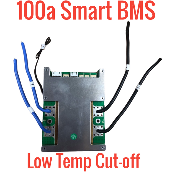 Li-ion/Lifepo4 3s-21s 100a BMS W/ LOW TEMP CUTOFF