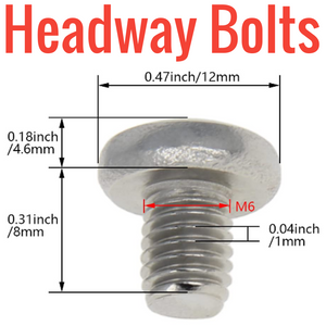 Bolts for Headway 38120 Cells - M6-1.0 x 8mm