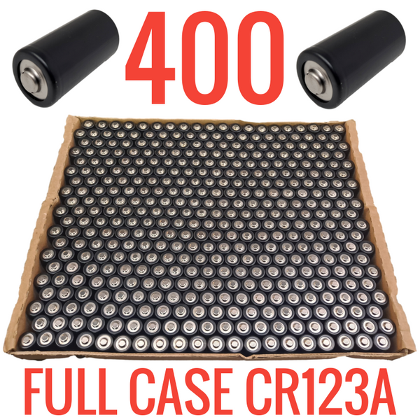 10/100/400 PACK NEW LITHIUM CR123A 3V BATTERY