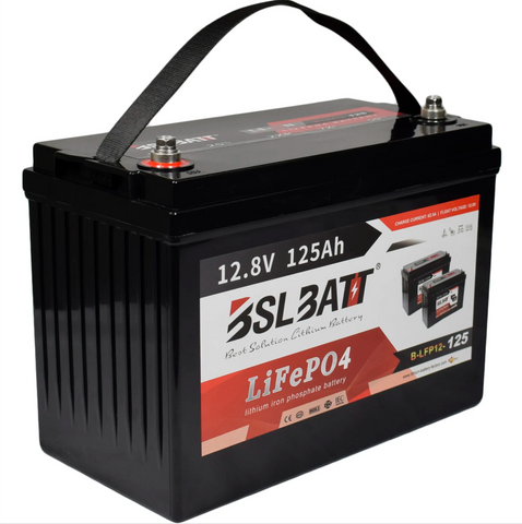 12.8v 125ah 1.6kWh Lifepo4 Battery with BMS - 12v