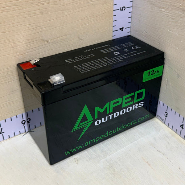 Overstock 12.8V 12Ah 153.6Wh LiFePO4 Battery W/ BMS