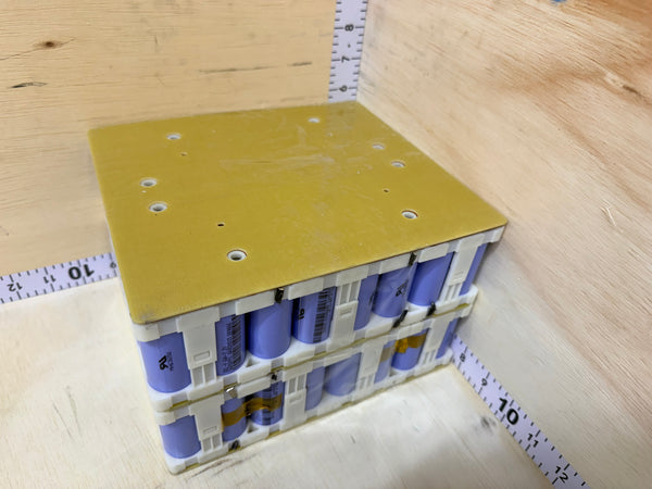 Used 25.6V 42Ah 1.08kWh LiFePO4 Battery Pack - Needs BMS