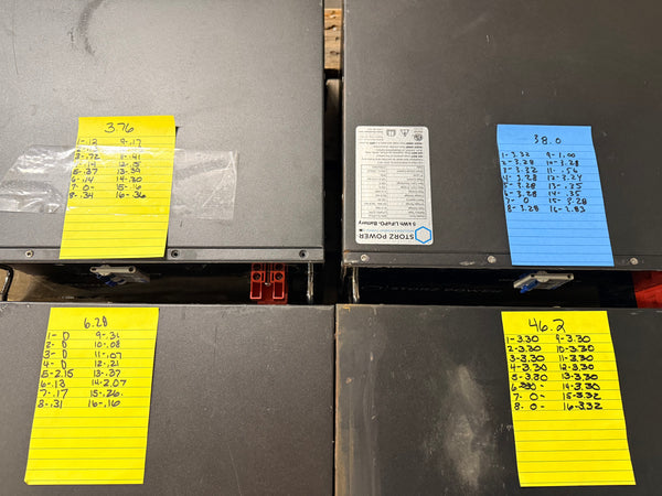 4x 51.2v 100ah 5.12kWh Lifepo4 Batteries Parts/Repair