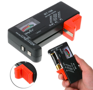 Alkaline Battery Tester AA AAA C D 9v Button