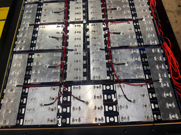 Used 76.8V 100Ah 7.68kWh LiFePO4 Battery Needs BMS