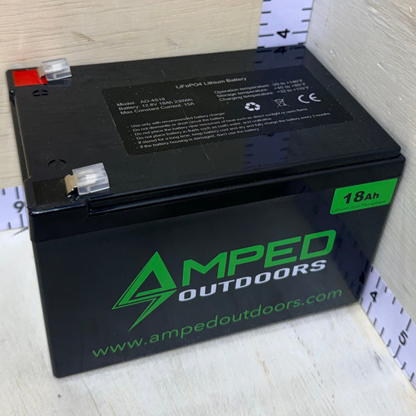 Overstock 12.8V 18Ah 230.4Wh LiFePO4 Battery W/ BMS
