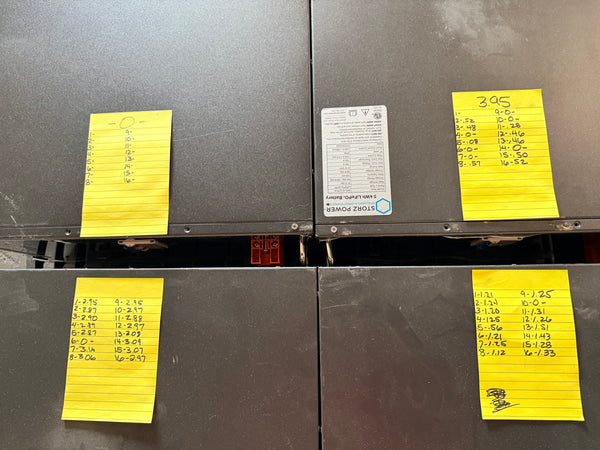 4x 51.2v 100ah 5.12kWh Lifepo4 Batteries Parts/Repair