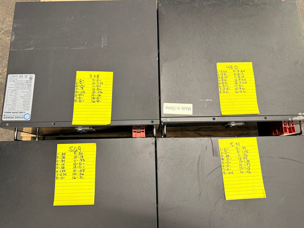 4x 51.2v 100ah 5.12kWh Lifepo4 Batteries Parts/Repair