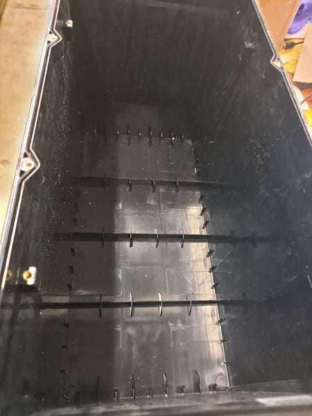 12.5" x 8.5" x 6.5" Battery Enclosure with Posts and Wire