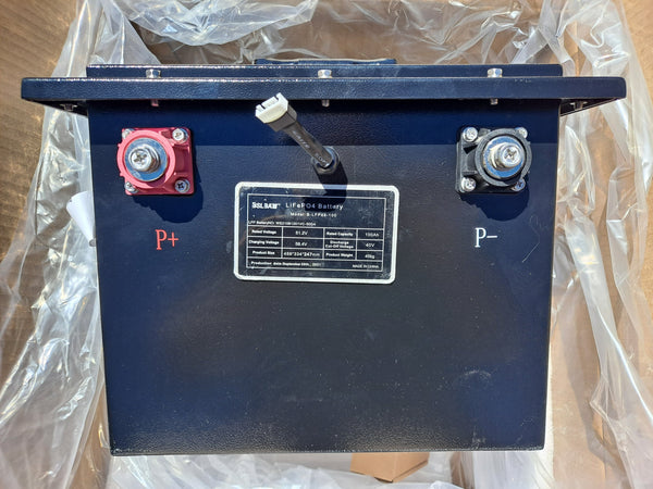 New 51.2v 100ah 5.12kWh Lifepo4 Battery with BMS - 48v