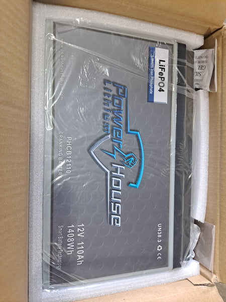 New 12.8v 110ah 1408Wh Lifepo4 Battery