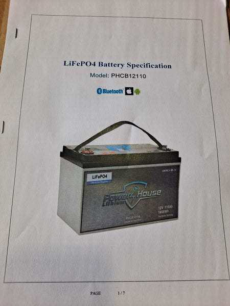 New 12.8v 110ah 1408Wh Lifepo4 Battery