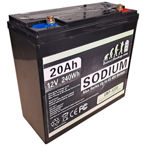 Battery Hookup Sodium Ion 12v 20ah Battery - 12/24/36/48v