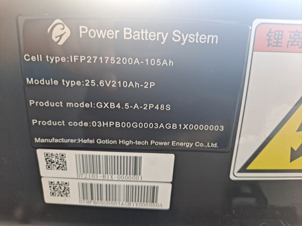 48s2p 153.6v 210ah 32.26kWh Lifepo4 Battery - $85/kWh
