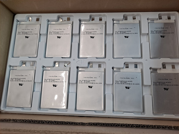 10x 3.7v 3.3ah 12.21wh Lithium Ion Cells