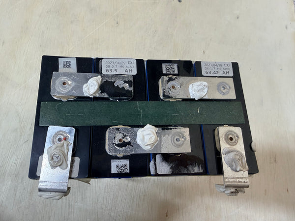 Used 12.8V 60Ah 768Wh LiFePO4 Battery Pack - No BMS