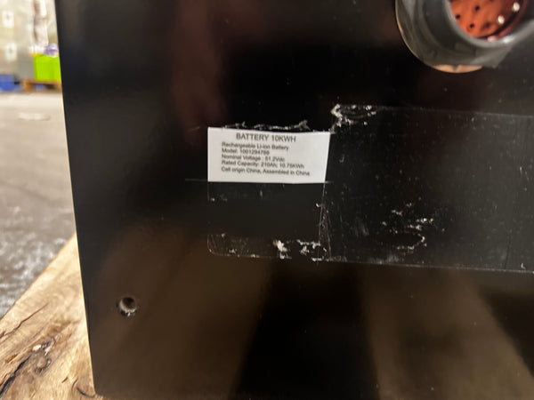 Used 51.2v 210ah 10.75kWh Lifepo4 Batteries - Needs BMS