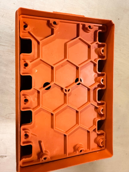 8x5.5x7 Orange Battery Enclosure