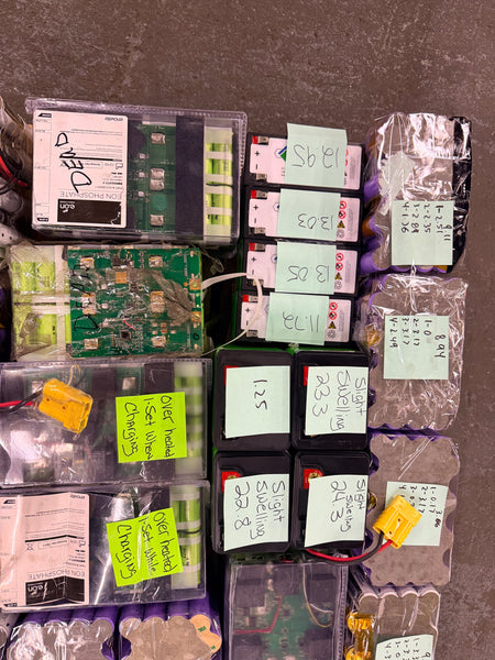 28x Mixed Lifepo4 Batteries Parts/Repair