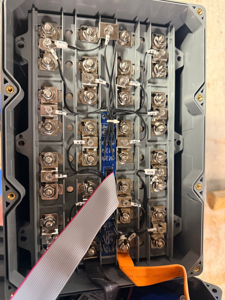 Used 48v 30ah 1536Wh Lifepo4 Battery with BMS - Missing Negative Terminal Posts