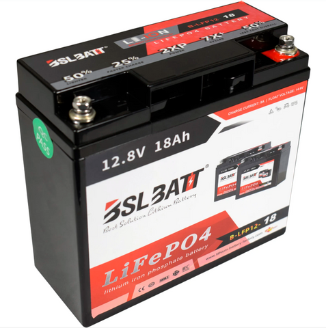 12.8v 18ah 230Wh Lifepo4 Battery with BMS - 12v