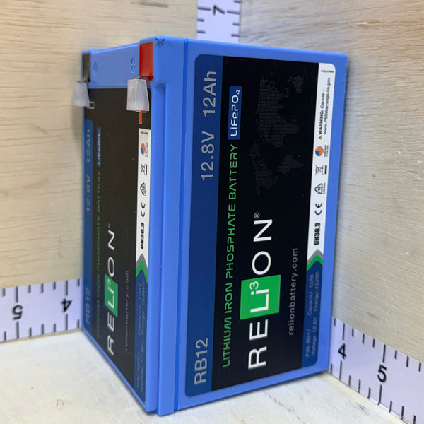 Overstock 12.8V 12Ah 154Wh LiFePO4 Battery W/ BMS