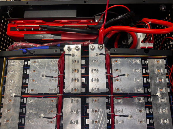 Used 76.8V 100Ah 7.68kWh LiFePO4 Battery Needs BMS
