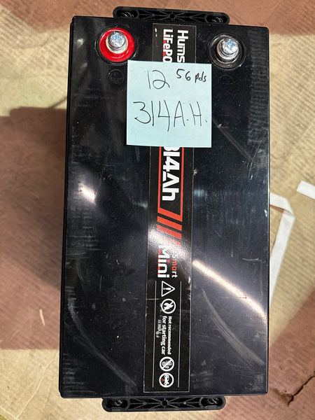 Used 12.8v 314ah 4019.2wh Lifepo4 Battery - With BMS