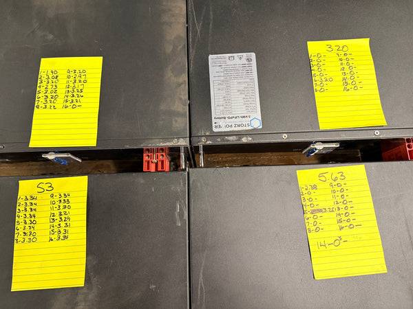 4x 51.2v 100ah 5.12kWh Lifepo4 Batteries Parts/Repair