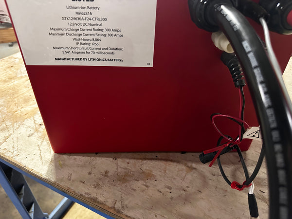 Used 12.8v 300ah 3840wh Lifepo4 Battery - W/ BMS - Taller One