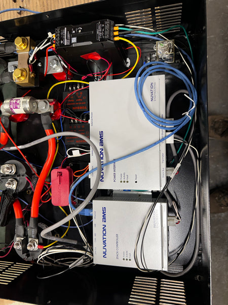 Used high-voltage battery stack control enclosure