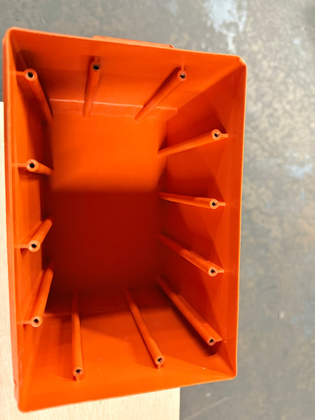 8x5.5x7 Orange Battery Enclosure