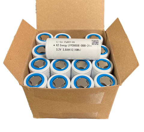 Box of (14) K2 26650 3800mah Lifepo4 Cells!