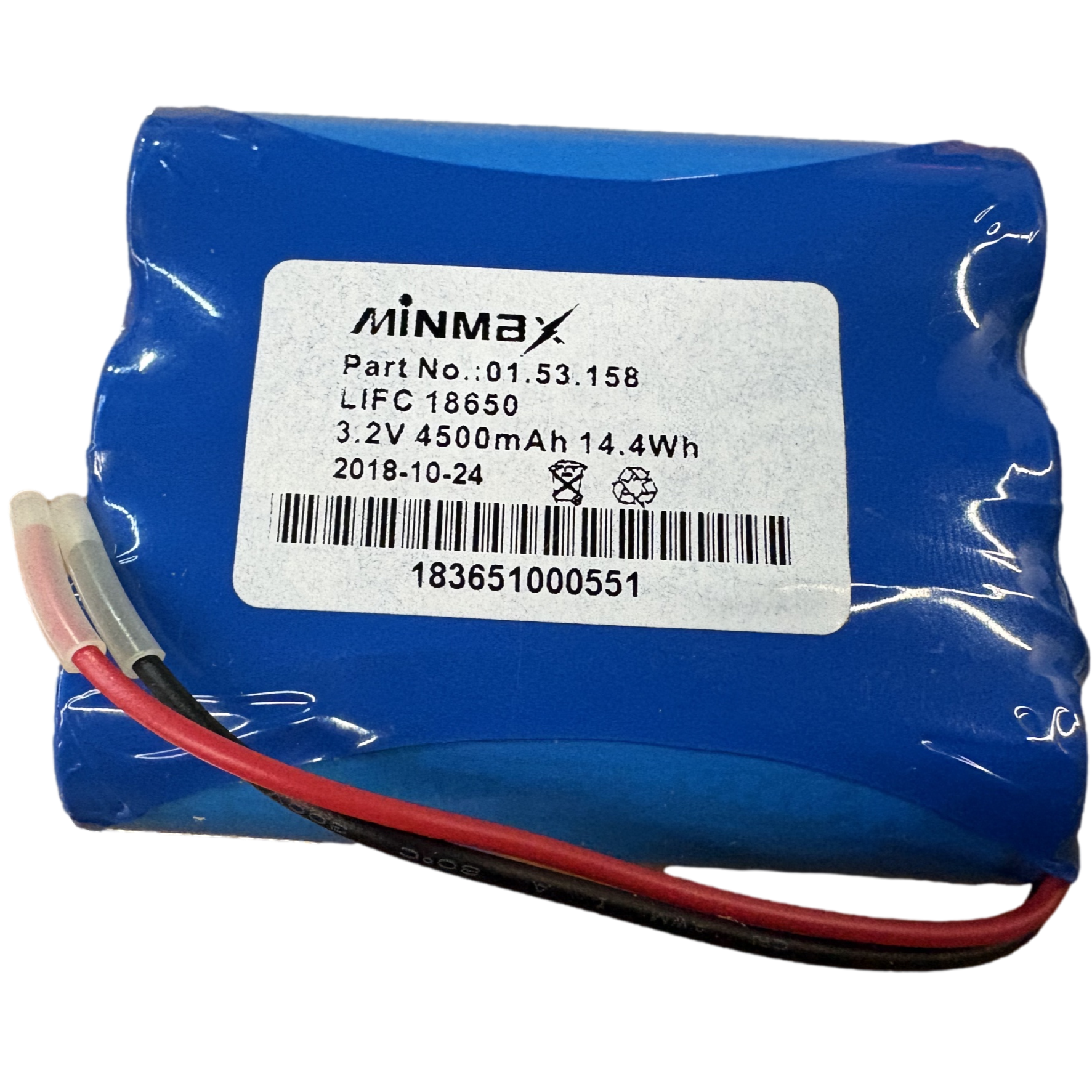 2x 3.2v 4500mah - 6x 18650 Lifepo4 Cells