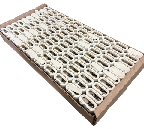 100x Batteries with 200x CR123A Non-Rechargeable Lithium 3V Cells