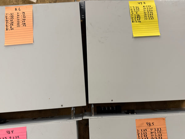 4x 15s Rack Mount 48v 50ah LiFePO4 - 9.28kWh - $40/kWh