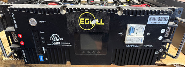 2x 51.2v 100ah 5.12kWh Lifepo4 Batteries 16s 48v - 9.92kWh