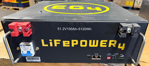 2x 51.2v 100ah 5.12kWh Lifepo4 Batteries 16s 48v - 9.92kWh