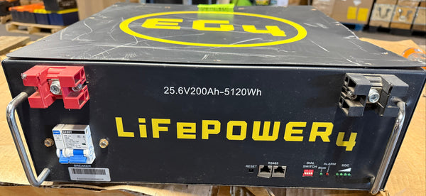 1x 51.2v 100ah + 1x 25.6v 200ah Lifepo4 Rack Mount - 9.92kWh