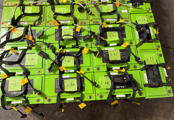 27x Mixed Lifepo4 Batteries - Parts/Repair