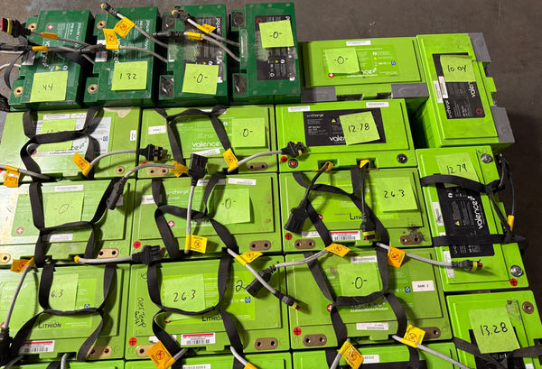 27x Mixed Lifepo4 Batteries - Parts/Repair