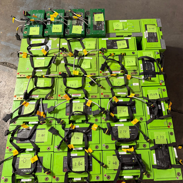 27x Mixed Lifepo4 Batteries - Parts/Repair